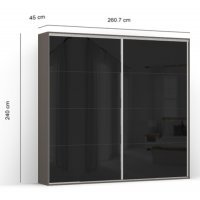 DRESSING LEX 261-240-45 B GRI/CZP